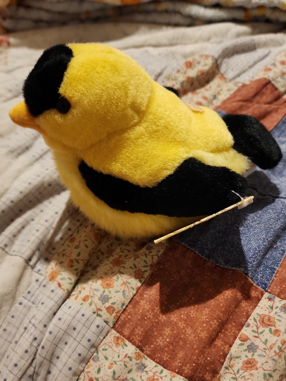 Wild Republic Audubon Birds American Goldfinch Plush No Sound